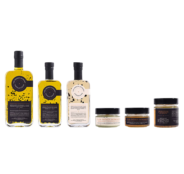 Huiles, beurre, vinaigres et miel